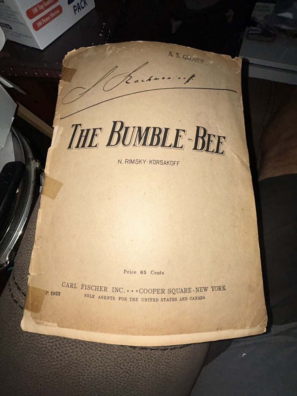 The Bumble-Bee N. Rimsky-Korsakoff Carl Fischer Sheet Music